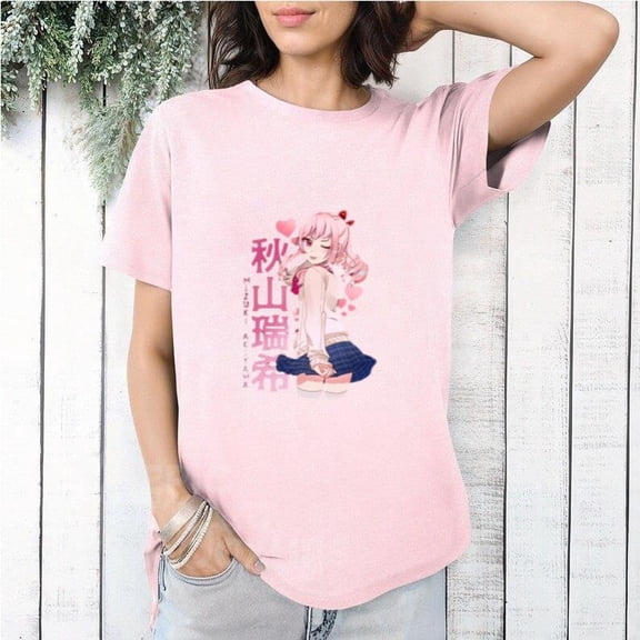 Mizuki Akiyama Project Sekai Colorful Stage Anime Game T-Shirt, for men & women, up to size 5XL