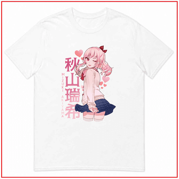 Mizuki Akiyama Project Sekai Colorful Stage Anime Game Unisex T-Shirt V14281 Size S-5XL