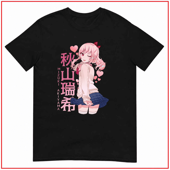 Mizuki Akiyama Project Sekai Colorful Stage Anime Game Unisex T-Shirt V14281 Size S-5XL