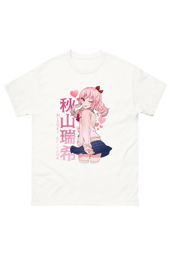 Mizuki Akiyama Project Sekai Colorful Stage Anime Game Unisex T-Shirt V14281, up to size 5XL