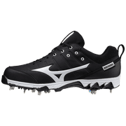 MIZUNO USA, INC. Mizuno 9-Spike® Ambition 2 Low Men's Metal Baseball Cleat, Size 11, Black-White (9000)