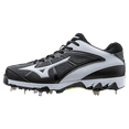 thumbnail image 1 of Mizuno 9-Spike Swift 4 Women's Softball Cleat, Size 10, Black-White (9000), 1 of 2