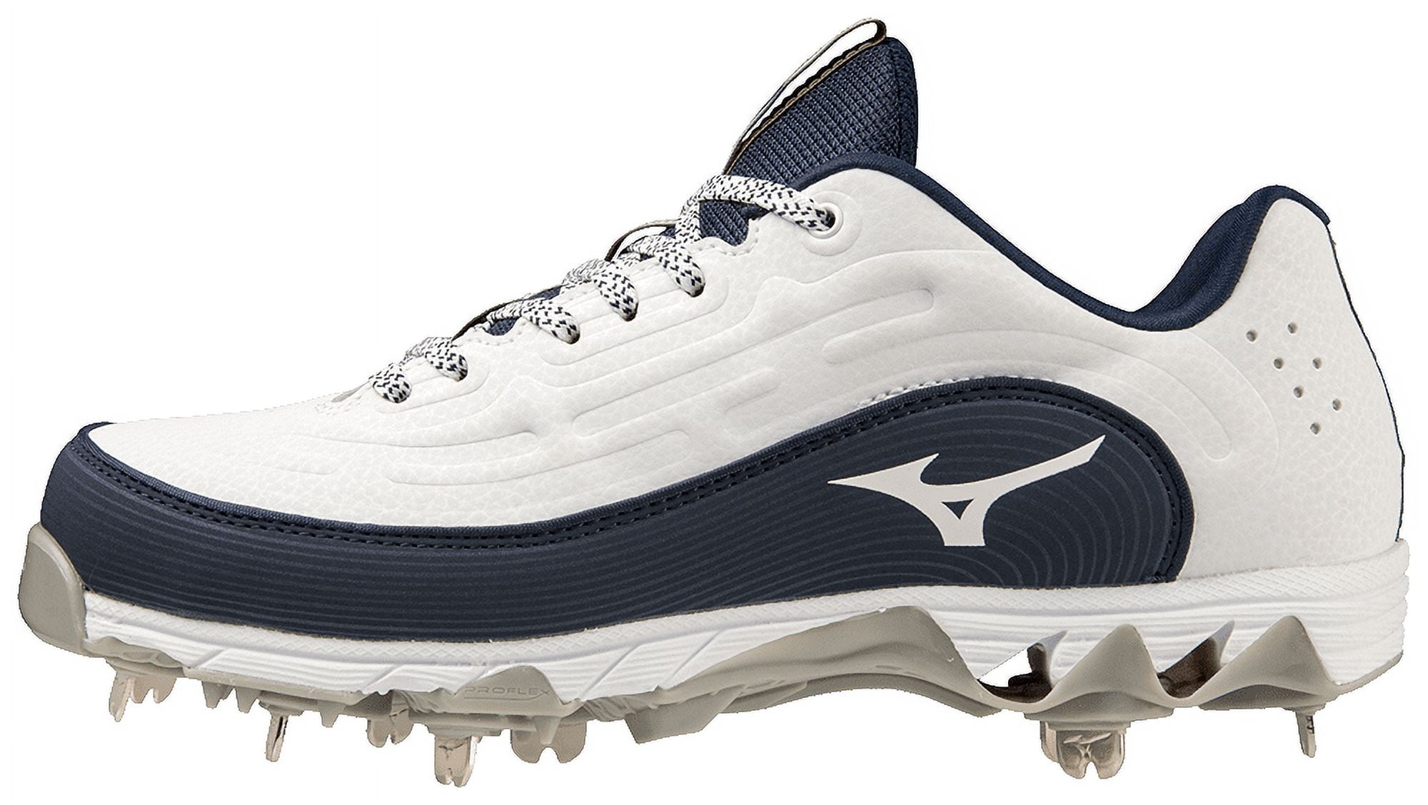 Women's 9-Spike Swift 7 Low Metal Softball Cleat - Red/White main image 1
