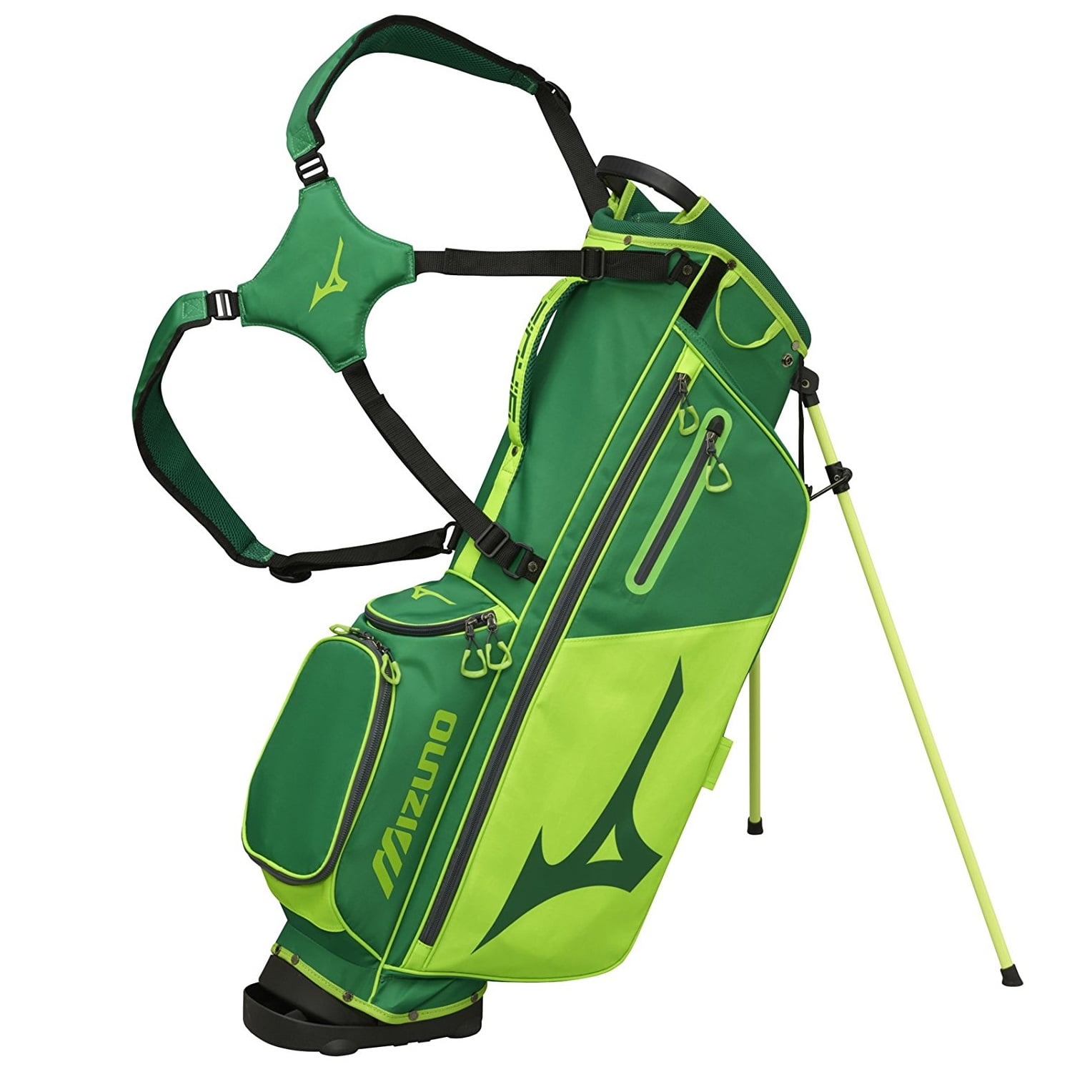 Geldschieter merk op Vermeend Mizuno BR-D3 Golf Stand Bag, Classic Green/Green Glow - Walmart.com