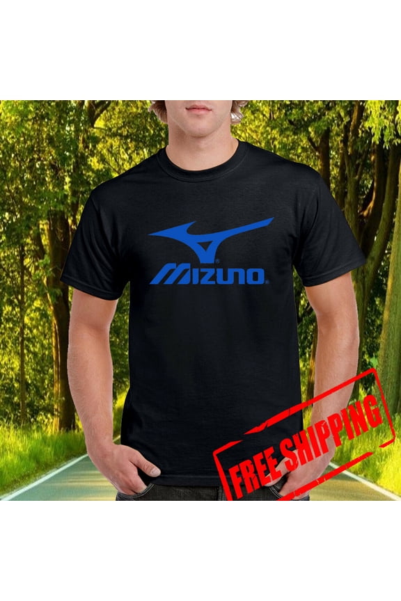 Mizuno Corporation ASICS Logo T-Shirt Made in USA Size S to 5XL