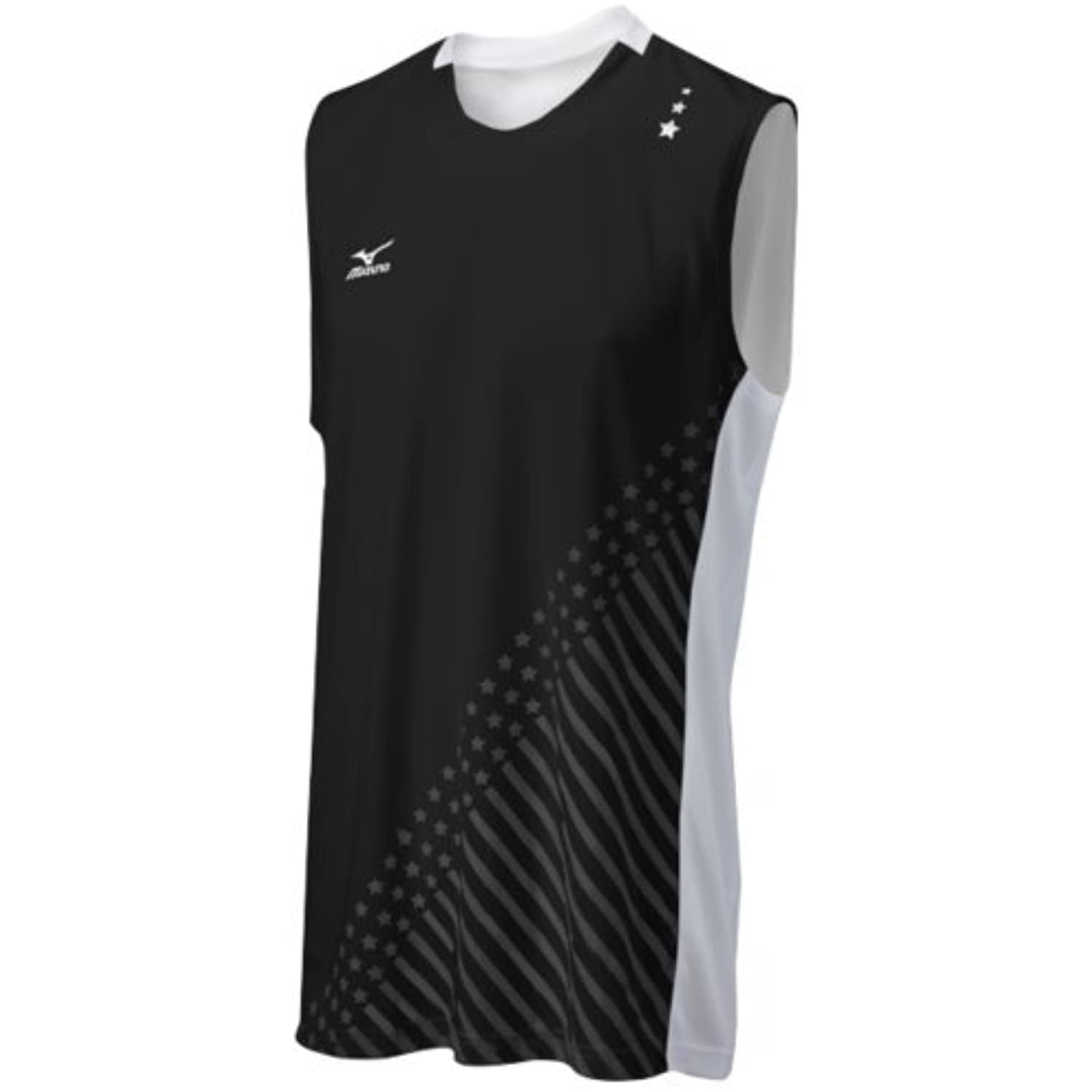 Mizuno DryLite Men s National VI Sleeveless Jersey Black White
