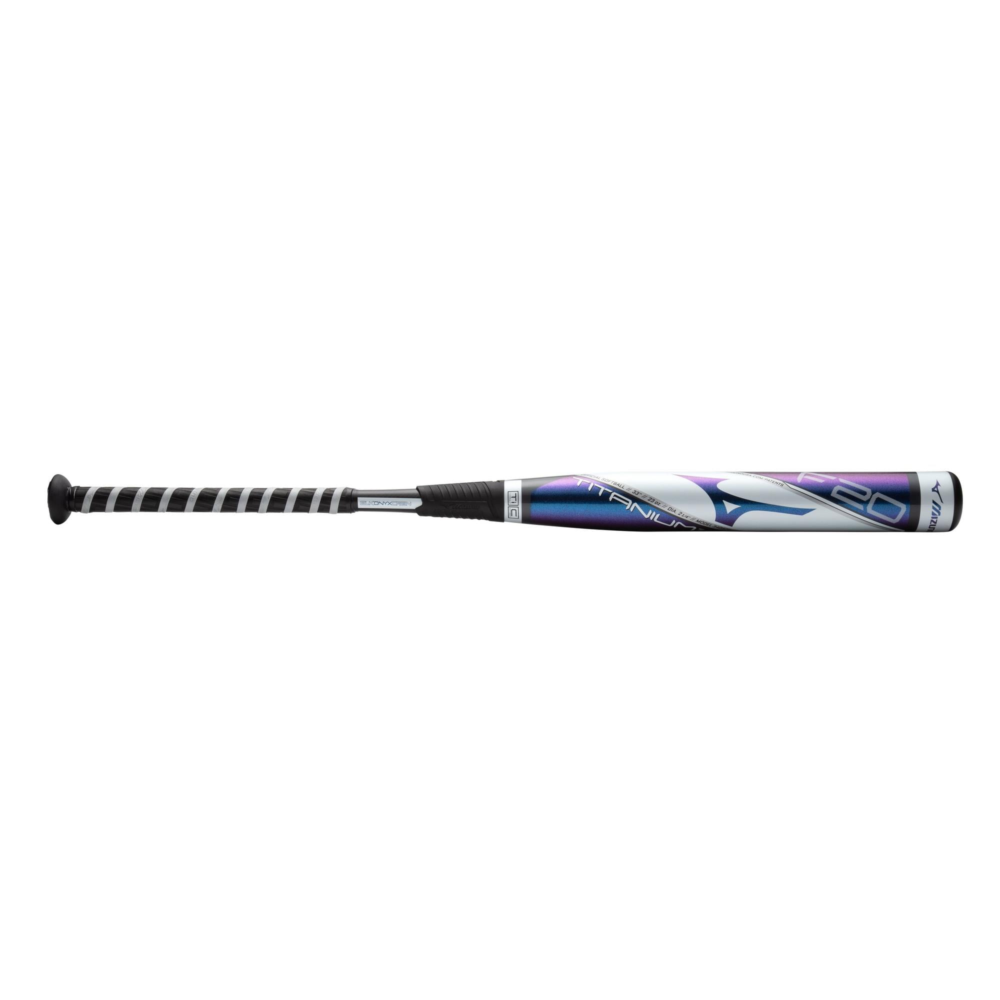 Mizuno F20TITANIUM Fastpitch Softball Bat, 33" (10)