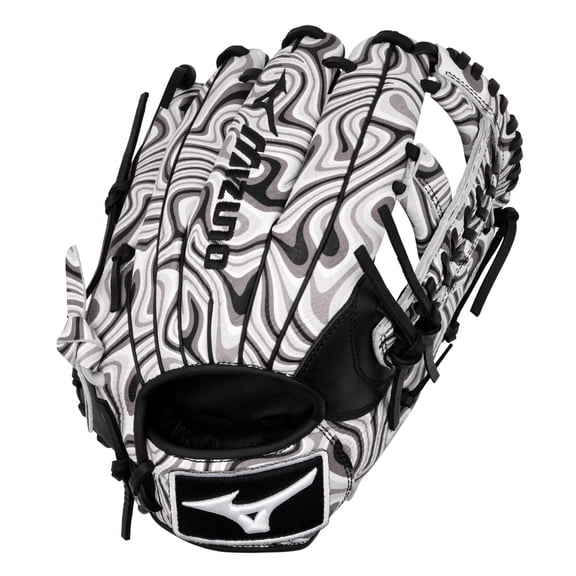 Mizuno GMVP-50MP MVP Prime M-Print, Infield Baseball Glove, 11.75", Cross 8 Web, Oil Slick Pattern, BioSoft Leather, Center Pocket Design, Print on Full grain leather