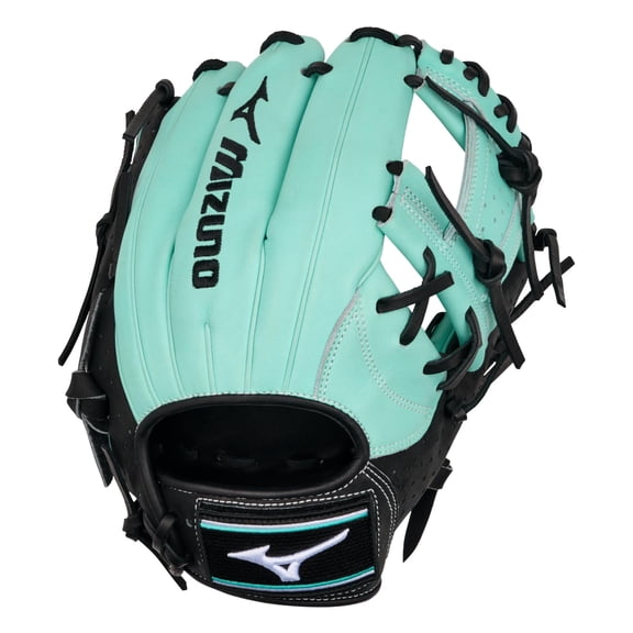 Mizuno GPEX-40 Prime Elite X, Premium Infield Baseball Glove, 11.5", Deep 3 N Web, Mint, Ultra Soft Pro Palm Liner, Finger Core Technology
