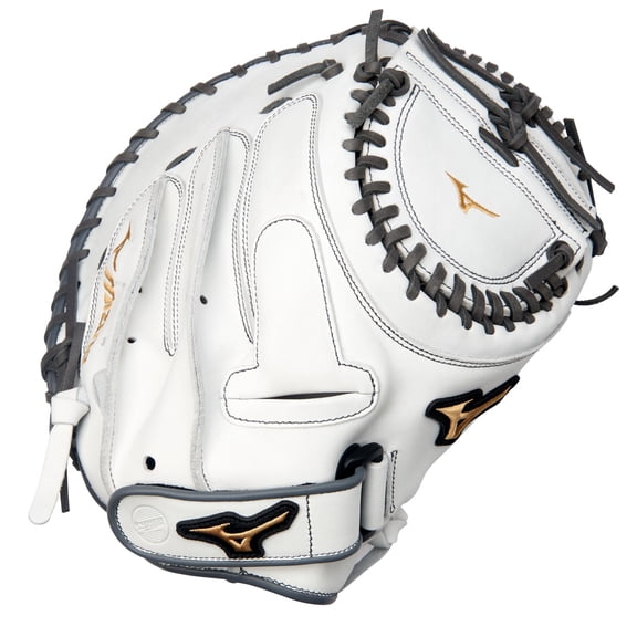 Mizuno MVP Prime Fastpitch Softball Catcher's Mitt 34", BioSoft Leather, Center Pocket Design
