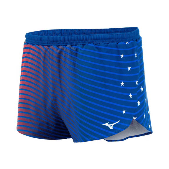 Mizuno Men's 2" Patriotic Short, Size Extra Extra Small, 20.Ptrp.Navy (Sm28)