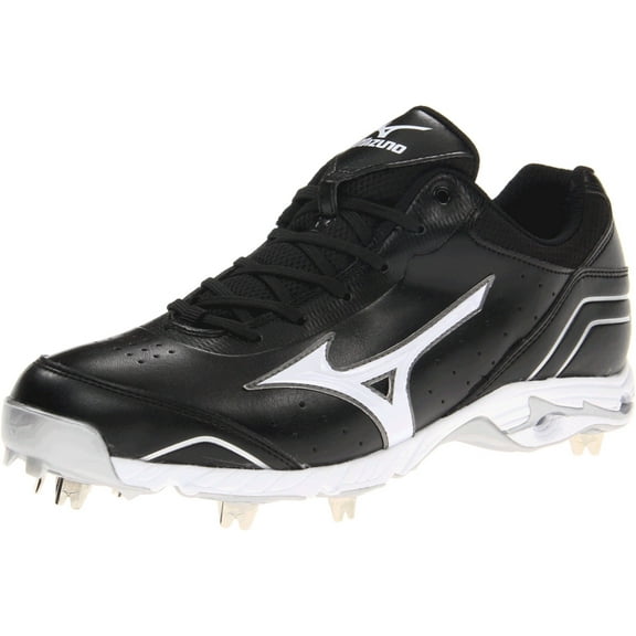 Mizuno Men's 9-Spike Advanced Classic 7 Baseball Cleat,Black/White,14 M US