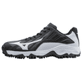 thumbnail image 1 of Mizuno Men's 9-Spike Advanced Erupt 3 Low Baseball Turf Shoe, Size 7, Black-White (9000), 1 of 6