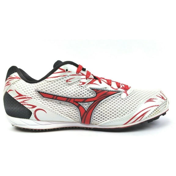 Mizuno Men's Cleated Running Shoes Tempo LD Track and Field White Red Black New