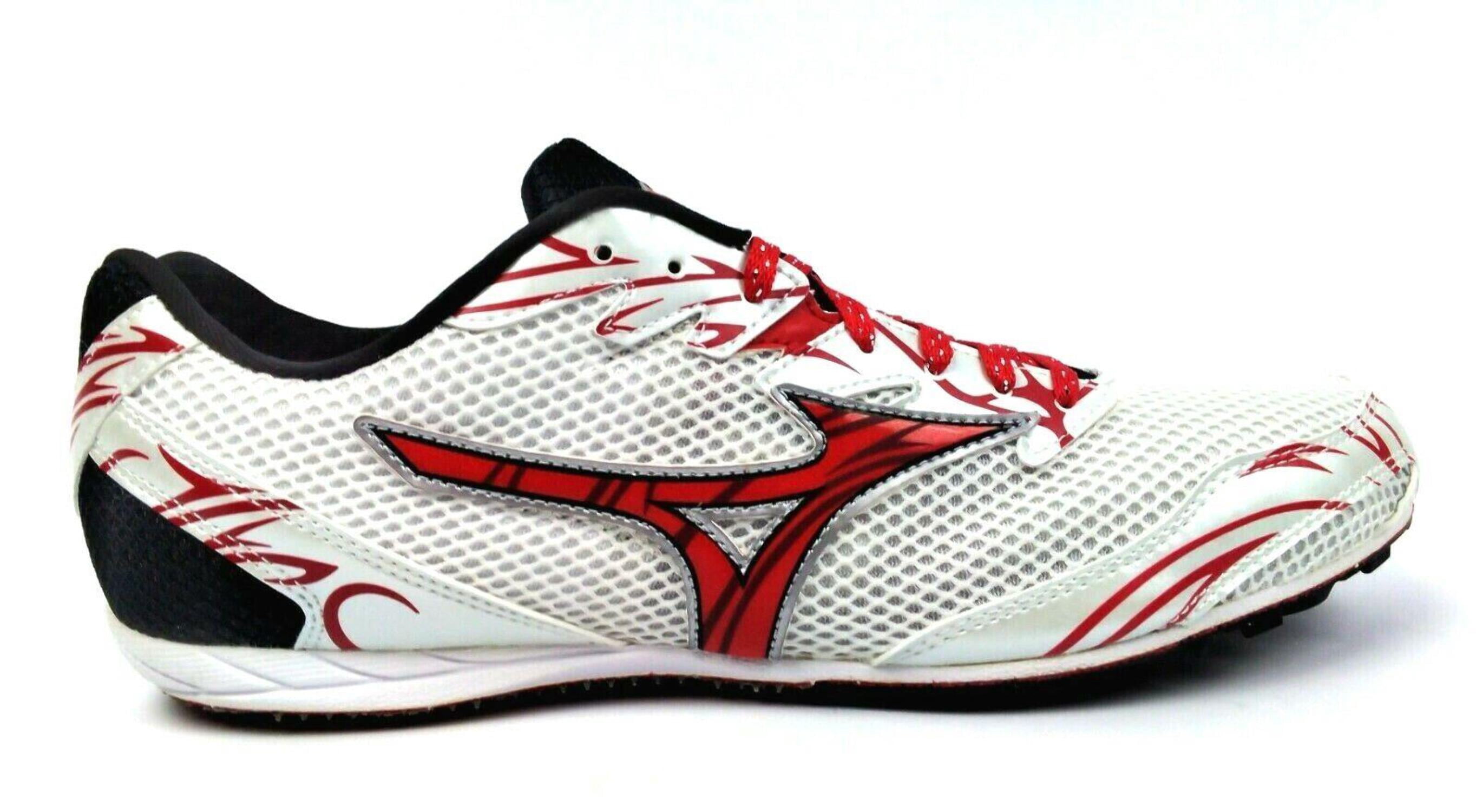 Mizuno Men's Cleated Running Shoes Tempo LD Track and Field White Red Black New