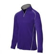 thumbnail image 1 of Mizuno Men's Comp 1/4 Zip Pullover, Size Medium, Purple (6060), 1 of 3