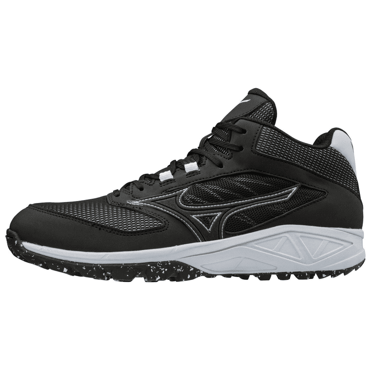 Mizuno All Black Turf Shoes Youth Baseball Turf Shoes – Baseline