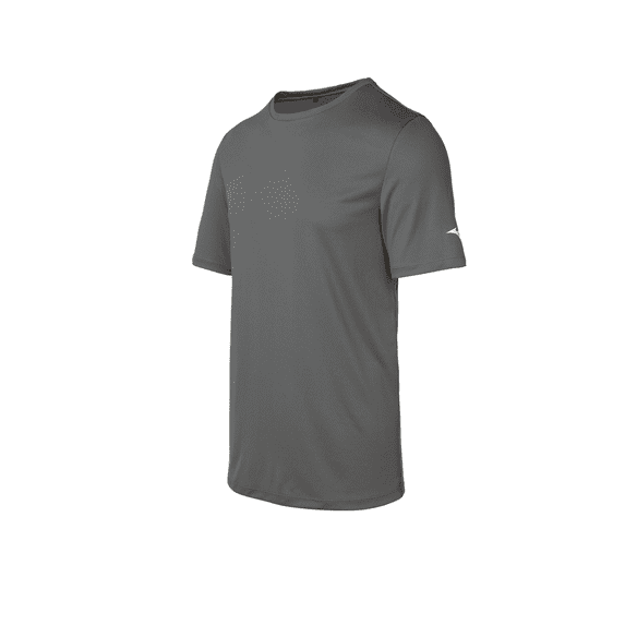 Mizuno Men's Mizuno Tee, Size Large, Quiet Shade (9I9i)