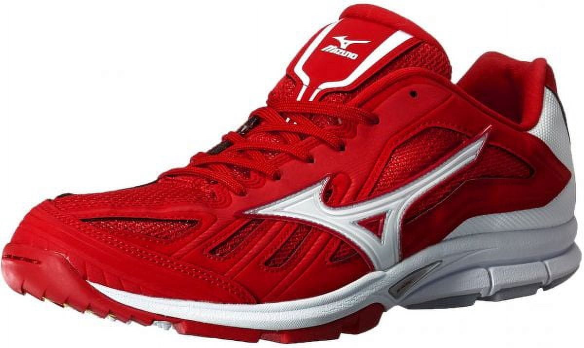 Mizuno Men's Players Trainer Turf Shoe, Red/White (12 D(M) US