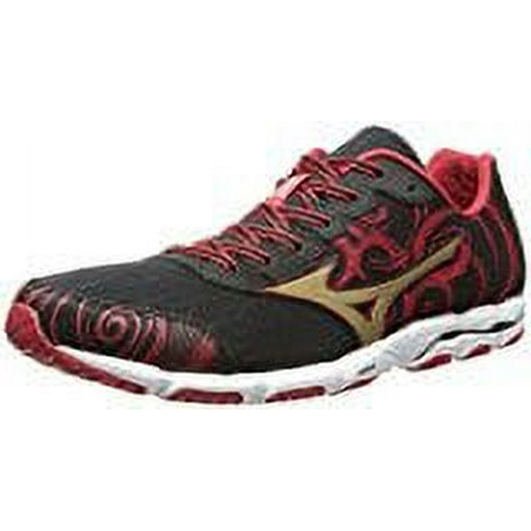 Mizuno Men s Wave Hitogami 2 Running Shoe Black Gold 7.5 D M US