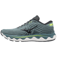 thumbnail image 1 of Mizuno Men's Wave Horizon 6 Running Shoe, Size 10.5, Smoke Blue-Ebony (Kbey), 1 of 1