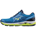 thumbnail image 1 of Mizuno Men's Wave Horizon Running Shoe, Size 11.5, Directoire Blue-Yellow (5N30), 1 of 3