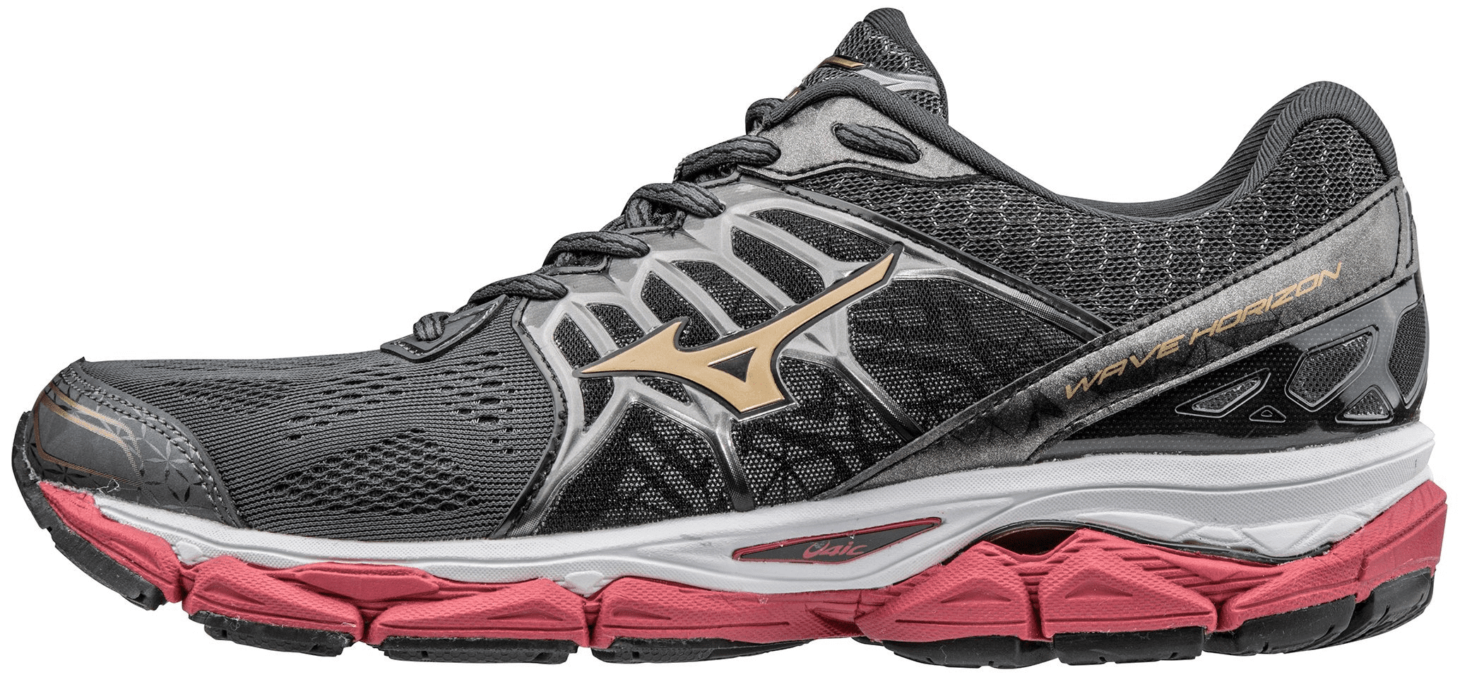 Mizuno Men\'s Wave Horizon Running Shoe, Size 9.5, Dark Shadow-Gold Amazon.com | Mizuno Men main image 2