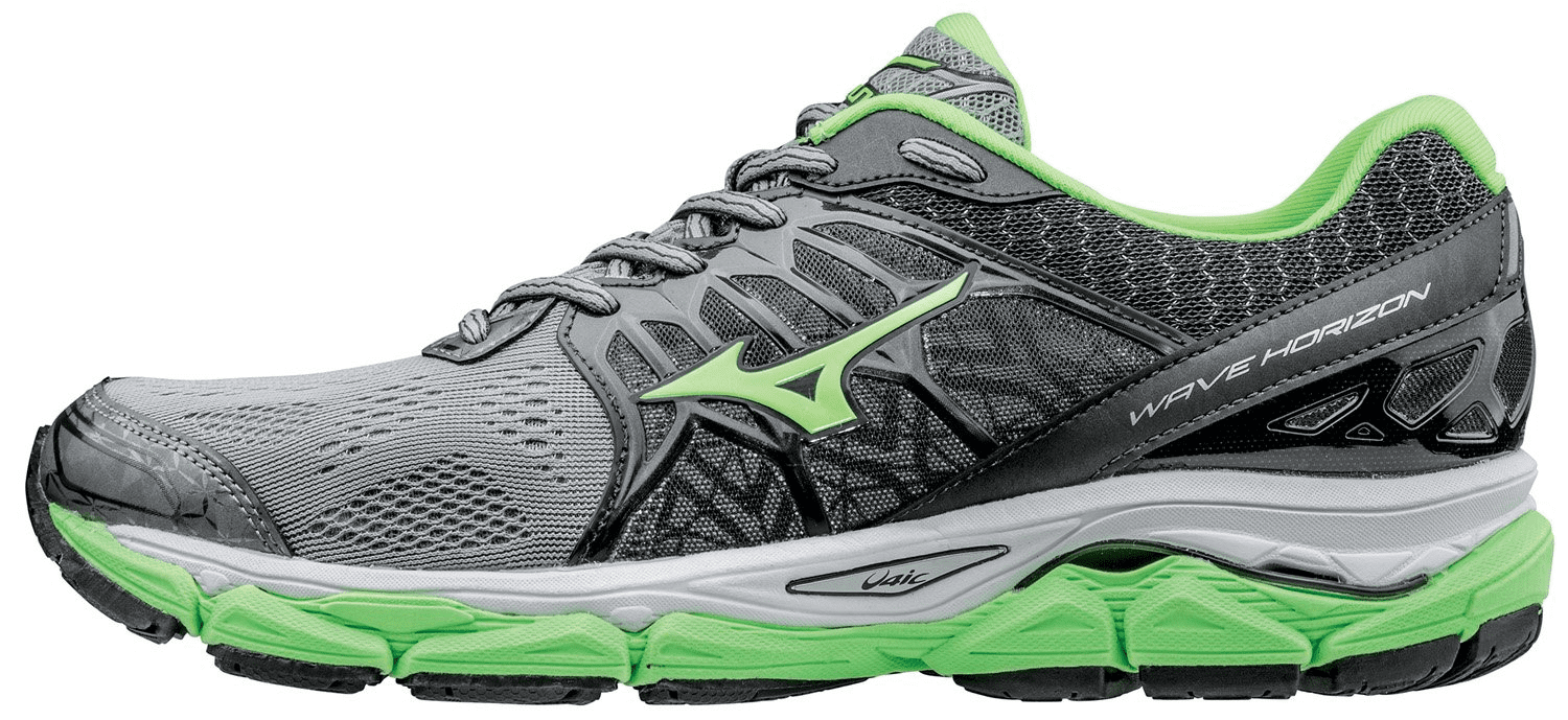Mizuno Men\'s Wave Horizon Running Shoe, Size 9.5, Dark Shadow-Gold Mizuno Men main image 3