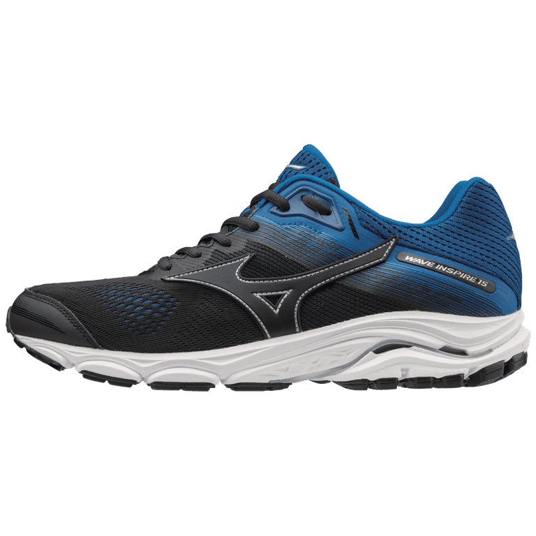Mizuno Men's Wave Inspire 15 Running Shoe, Size 11.5, Blue Graphite (Brbr)  - Walmart.com