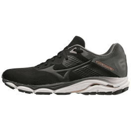 Mizuno Men s Wave Inspire 16 Waveknit Running Shoe Size 10.5 Black White 9000 Walmart