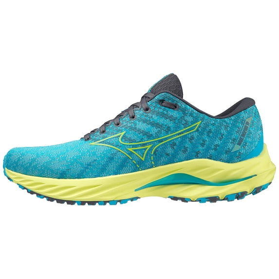 Mizuno Men's Wave Inspire 19 Running Shoe, Size 14, Jet Blue-Bolt (Jb3b)