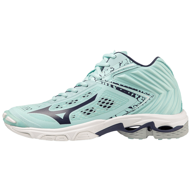 Mizuno Men's Wave Lightning Z5 Mid Volleyball Shoe, Size 15, Blue