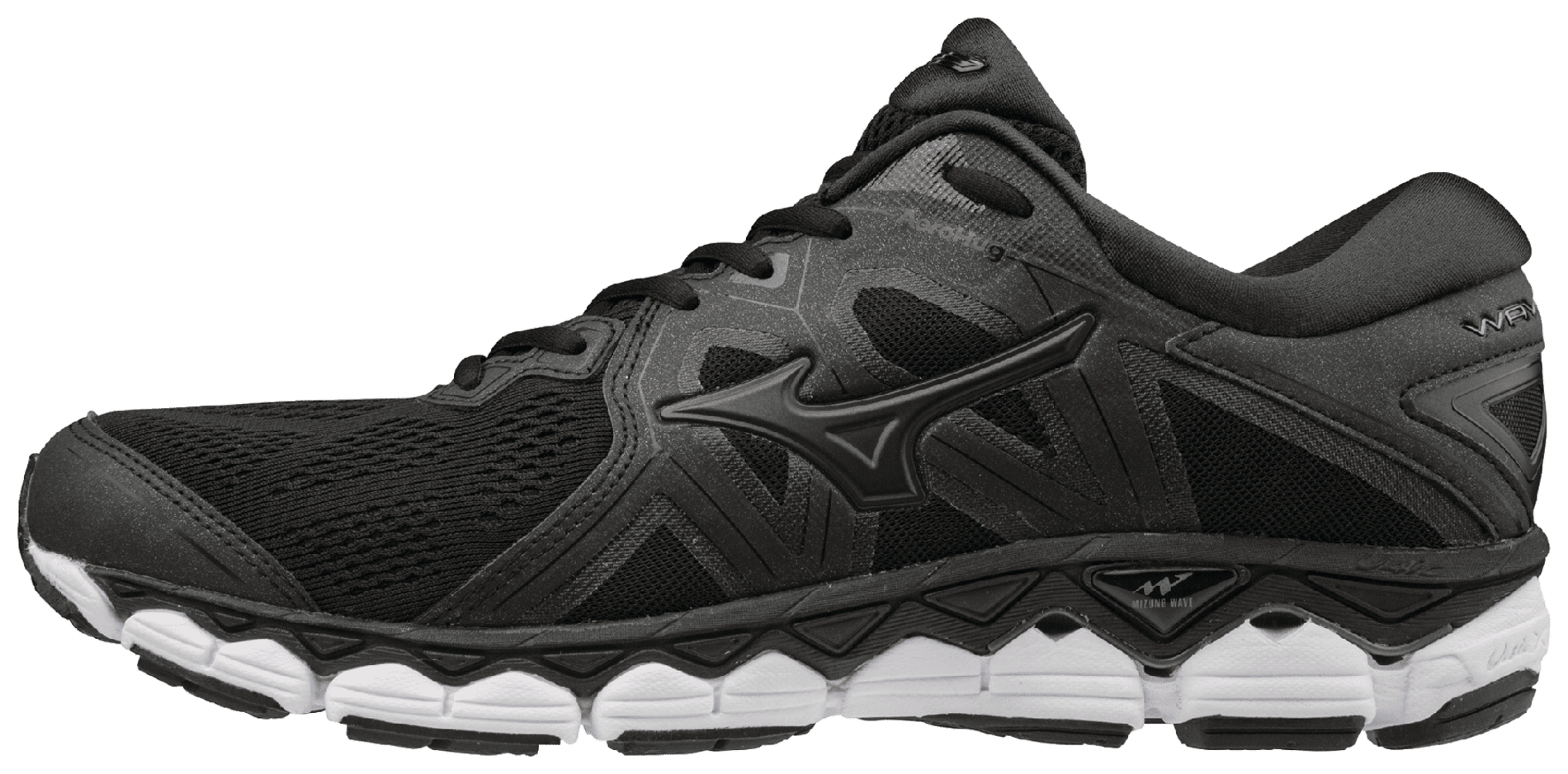 Mizuno Men s Wave Sky 2 Running Shoe Size 9.5 Black 9090