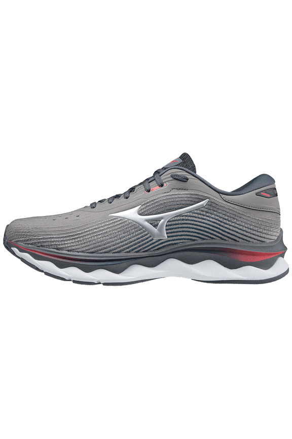 Mizuno Men's Wave Sky 5 Running Shoe, Size 7, Steel Grey (9M9m)