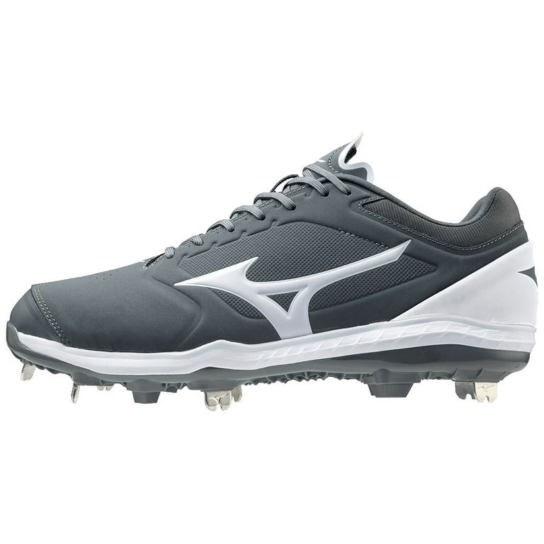 Mizuno Mizuno Sweep 5 Low Women s Metal Softball Cleat Size 6.5 Grey White 9100 Walmart