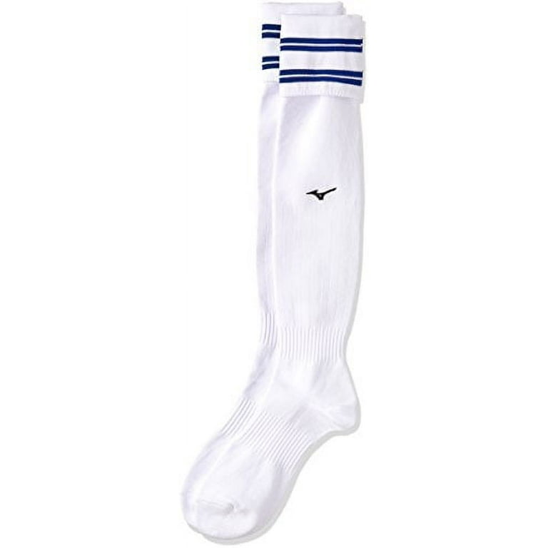 Mizuno P2MX8050 Soccer Socks Stocking Socks 27 29cm White Surf Blue