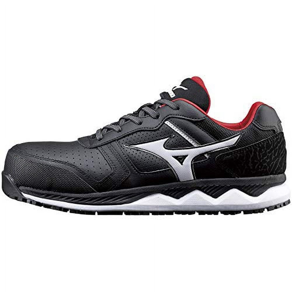 Mizuno Safety Shoes Almighty HW11L Lightweight Laces JSAA For Normal Work Type A Black x White 24.5 cm 3E Toe Walmart