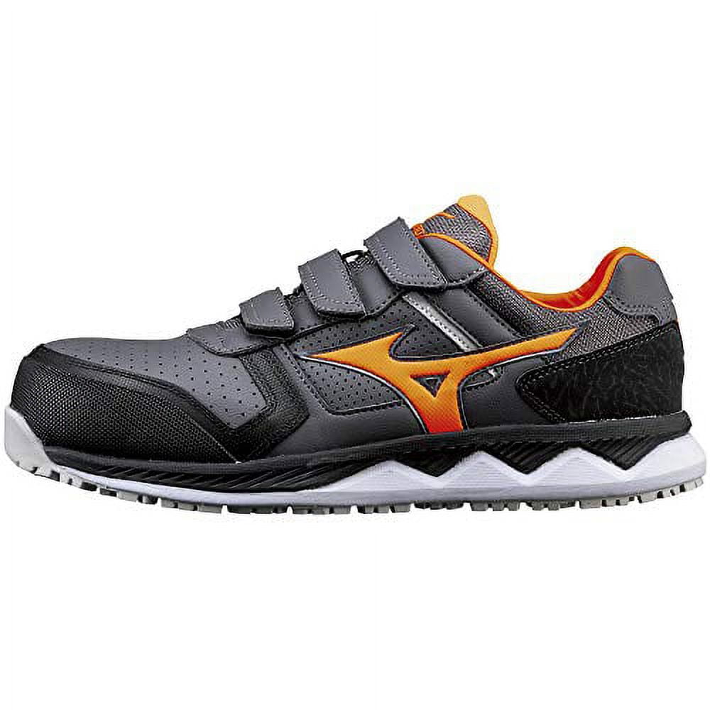 [Mizuno] Safety Shoes Almighty HW22L Lightweight Belt JSAA For Normal Work  (Type A) Dark Gray x Orange x Black 26 cm 3E