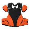 thumbnail image 1 of Mizuno Samurai Baseball Catcher's Chest Protector 15", Size No Size, Black-Orange (9020), 1 of 2