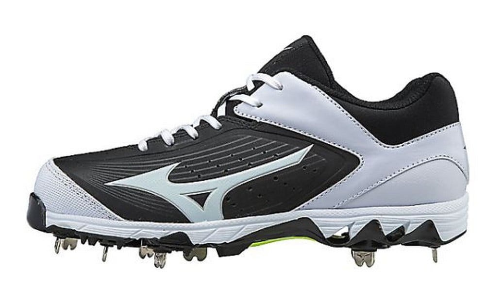 All White Mizuno Metal Softball Cleats Mizuno Swift Softball Cleat (9