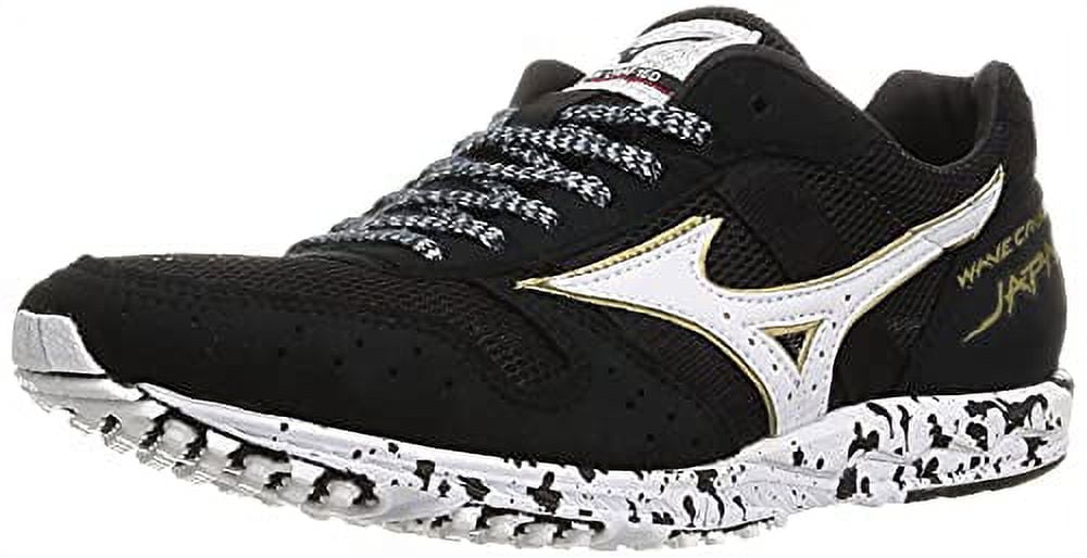 [Mizuno] Track Shoes Wave Cruise Japan Club Activities Lightweight  Cushioning Track Track 800m or More Black x White x Gold 22.0 cm 2E