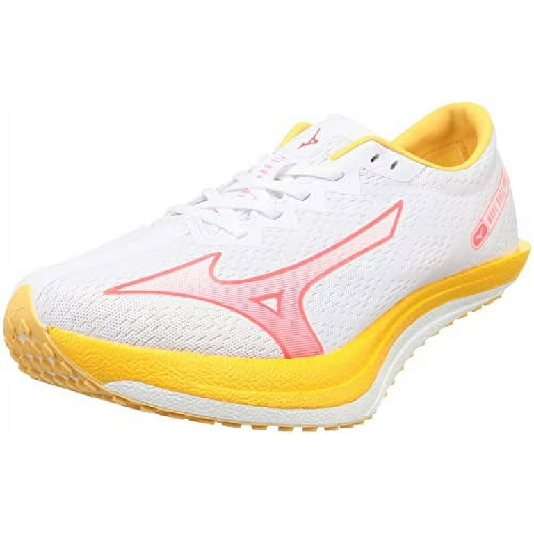 Mizuno Track and Field Shoes Wave Duel PRO QTR White x Pink x Yellow 27.5 cm 2E