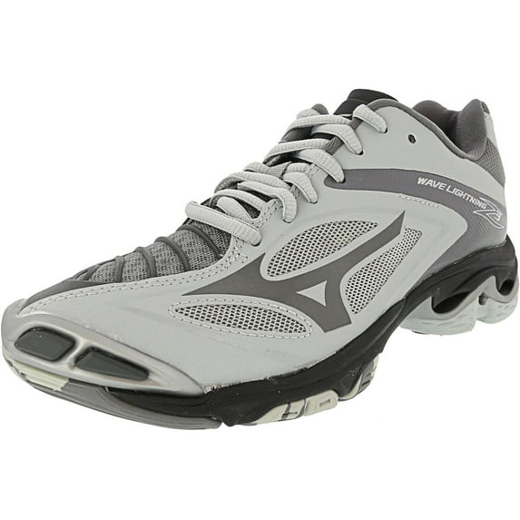 Mizuno Wave Lightning Z3 Volleyball Shoe - 6M - Silver / Grey / Grey