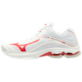 thumbnail image 1 of Mizuno Wave Lightning Z6 Women's Volleyball Shoe, Size 11.5, White-Red (0010), 1 of 7