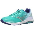 thumbnail image 1 of Mizuno Wave Rider 19 Junior Running Shoe, Malibu Blue/Silver, 3.5 B US Big Kid, 1 of 4