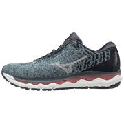 MIZUNO USA, INC. Mizuno Wave Sky Waveknit™ 3 D (Wide) Women's Running Shoe, Size 10.5, Citadel-Vapor Bl (96Vb)