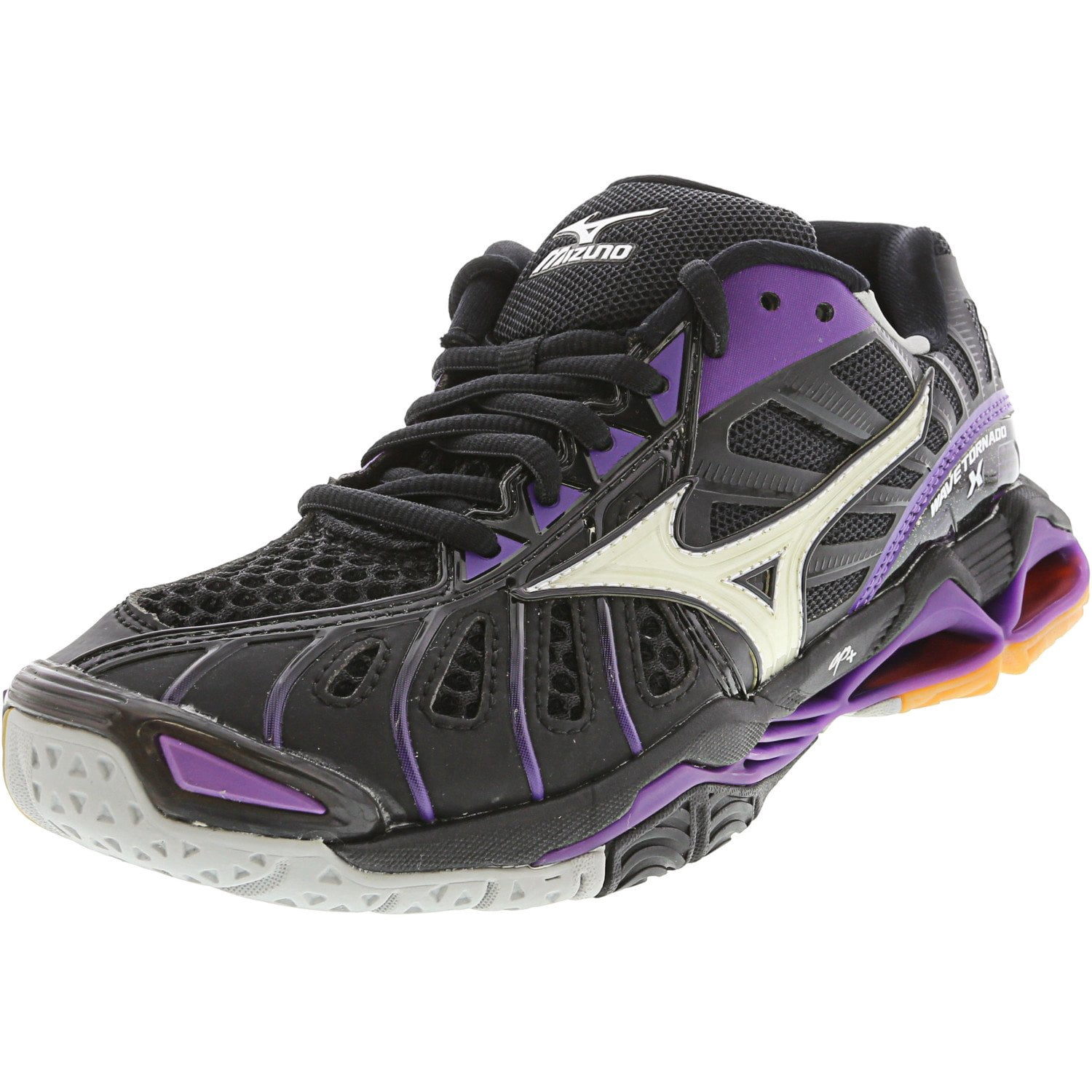 Mizuno Wave Tornado X Volleyball Shoe for Women - 11.5M - Black