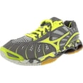 thumbnail image 1 of Mizuno Wave Tornado X Volleyball Shoe for Women - 6.5M - Grey / Yellow / Silver, 1 of 3
