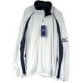 thumbnail image 1 of Mizuno Windlite Long Sleeve Shower Top (White/Silver, Medium) Golf Jacket NEW, 1 of 1