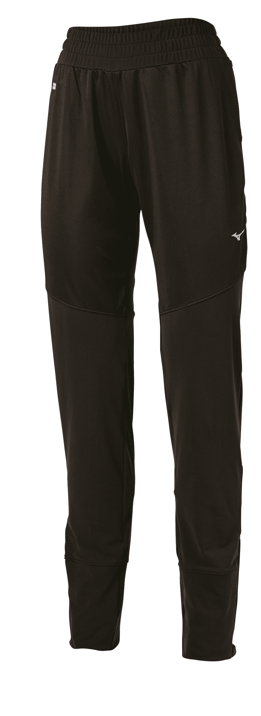 Mizuno Women's Breath Thermo Windproof Running Pant, Size Small,  Black-Charcoal (9092) 
